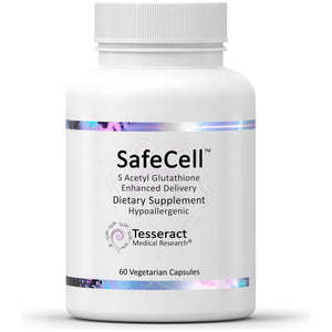 Safecell S-Acetyl Glutathione Supplement for Neuro Health Support, 300Mg, 60 Vegetarian Capsules