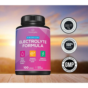 Premium Electrolyte Capsules – Support for Keto, Low Carb, Rehydration & Recovery 100 Capsules