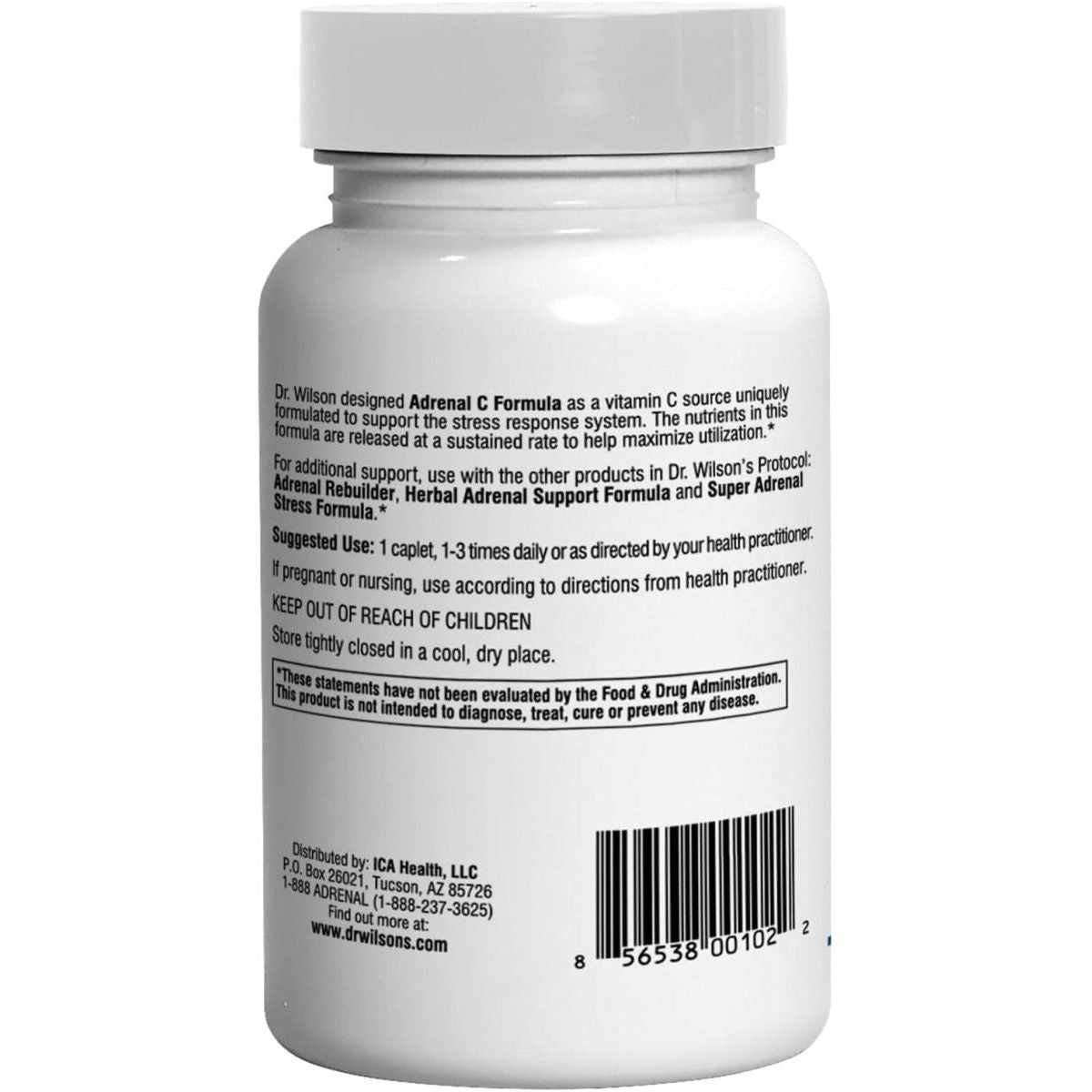 Doctor Wilson'S Original Formulations Adrenal C Formula 150 Caplets - Suppviv