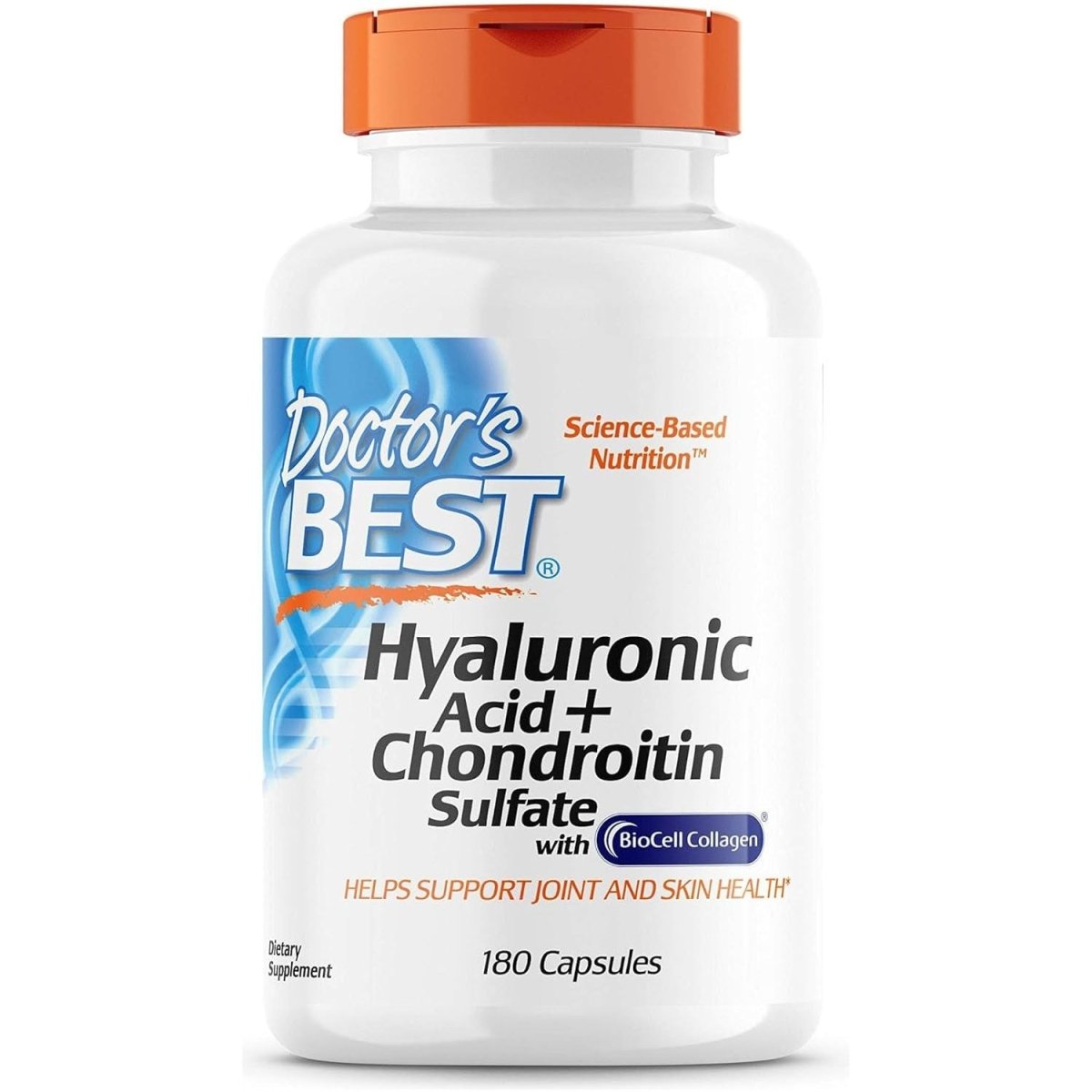 Doctor'S Best Hyaluronic Acid with Chondroitin Sulfate, 180 Count (Pack of 1) - Suppviv