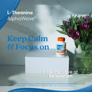 Doctor'S Best L - Theanine Alphawave - Helps Support Relaxation & Mental Clarity 60 Capsules - Suppviv