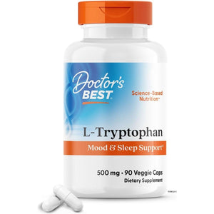 Doctor'S Best L - Tryptophan & Helps Sleep, Healthy Mood & Behavior 90 Count - Suppviv