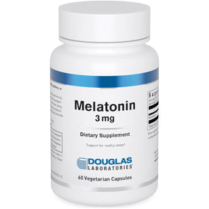 Douglas Laboratories Melatonin 3 Mg | Supports Sleep/Wake Cycles | 60 Capsules - Suppviv