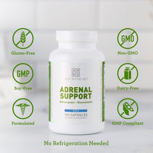 Dr. Amy Myers Adrenal Support - Cortisol Health 180 Capsules - Suppviv