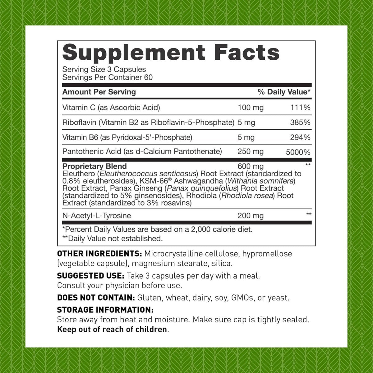 Dr. Amy Myers Adrenal Support - Cortisol Health 180 Capsules - Suppviv