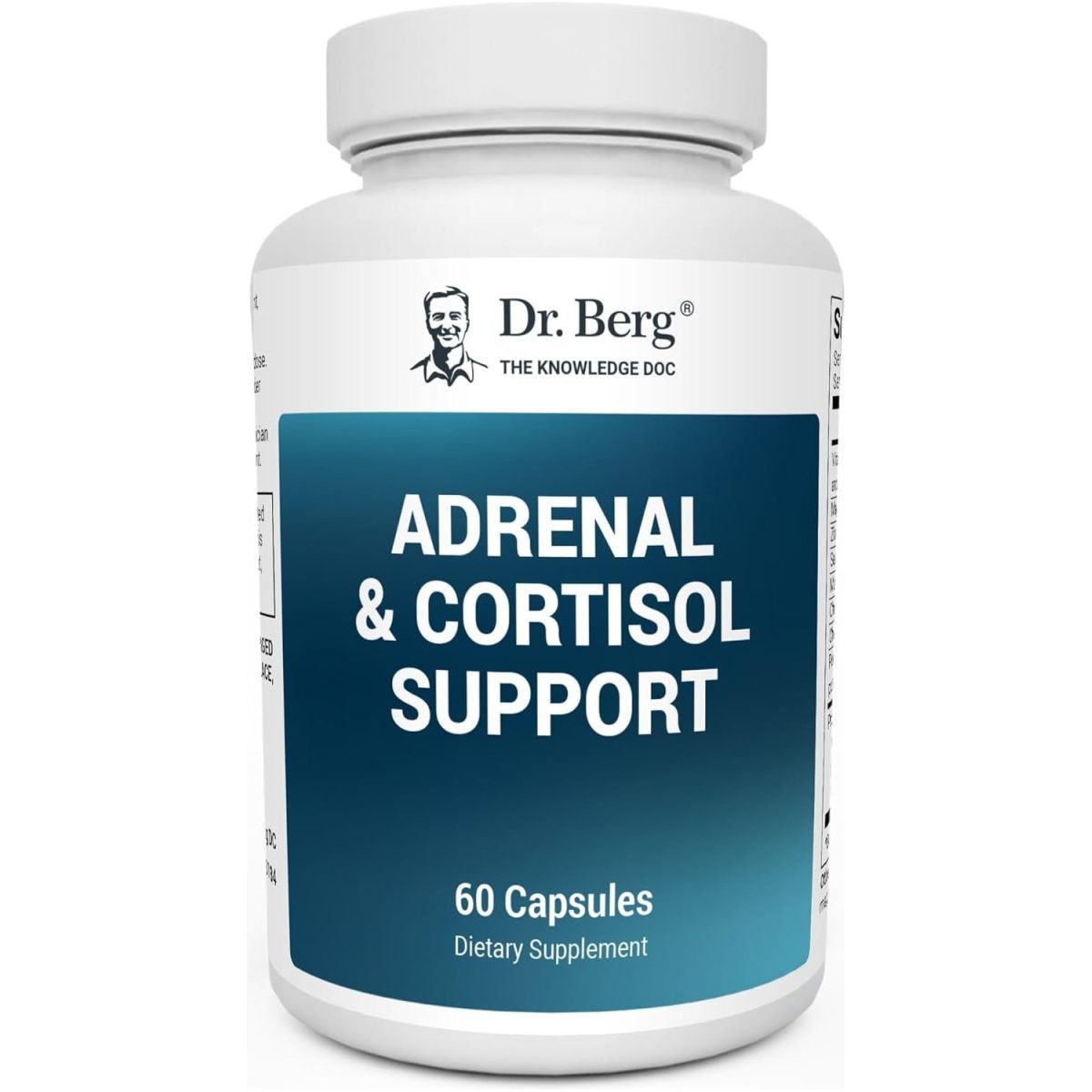 Dr. Berg Adrenal & Cortisol Capsules - Adrenal Supplement & Cortisol Manager - 60 Capsules - Suppviv