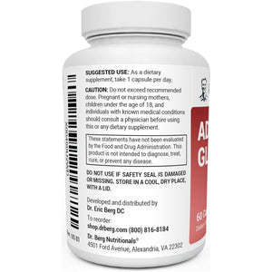 Dr. Berg Adrenal Glandular - Hormone Balance Formula | Adrenal Support Supplement - 60 Capsules - Suppviv