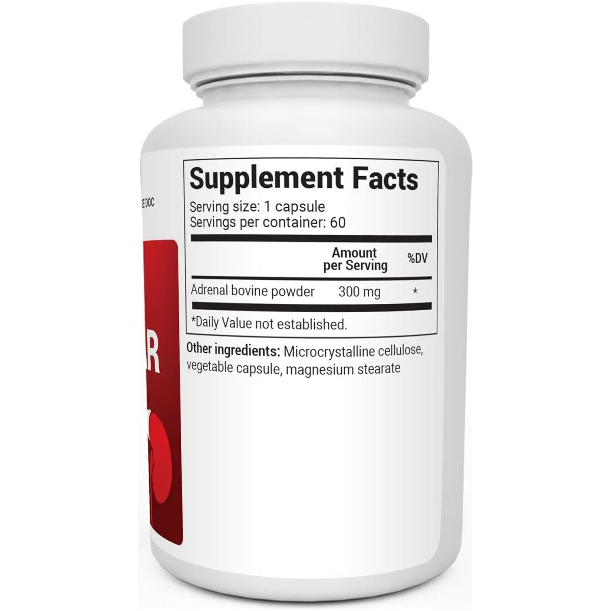 Dr. Berg Adrenal Glandular - Hormone Balance Formula | Adrenal Support Supplement - 60 Capsules - Suppviv