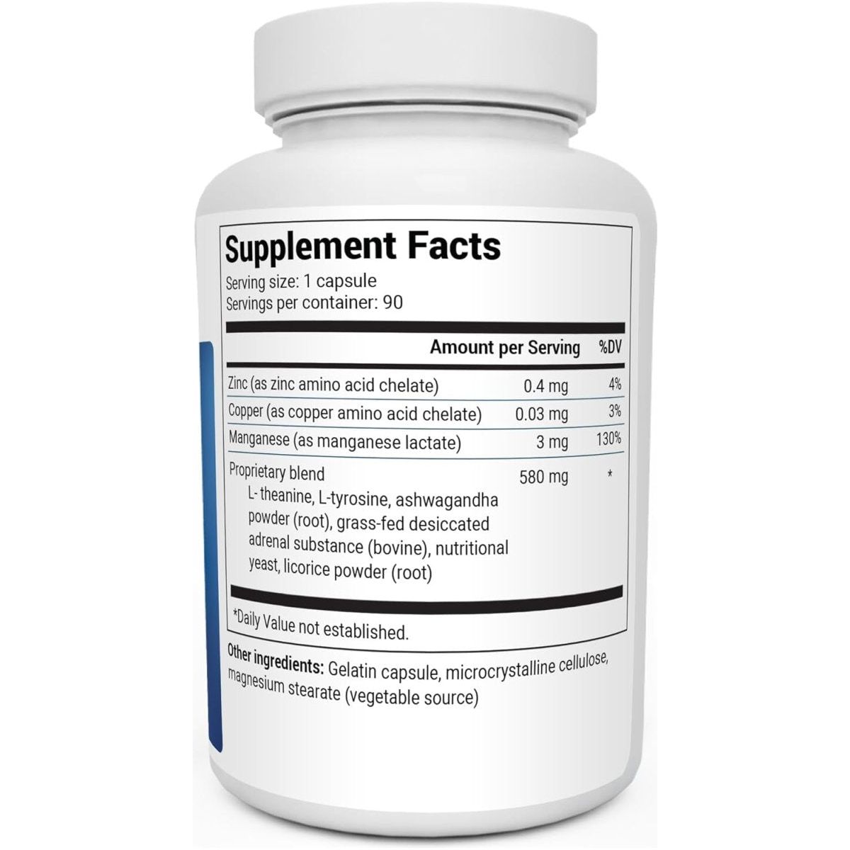 Dr. Berg’S Adrenal Stress Advanced Formula - Adrenal Support Supplement 90 Capsules - Suppviv