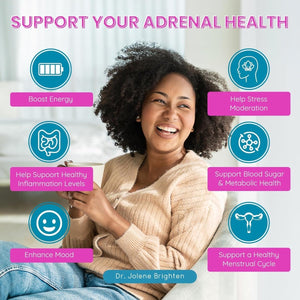 Dr. Brighten Adrenal Support - Dietary Supplement with Ashwagandha to Support Healthy Energy Levels and Stress Response - Suppviv