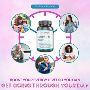 Dr. Brighten Adrenal Support - Dietary Supplement with Ashwagandha to Support Healthy Energy Levels and Stress Response - Suppviv