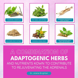 Dr. Brighten Adrenal Support - Dietary Supplement with Ashwagandha to Support Healthy Energy Levels and Stress Response - Suppviv