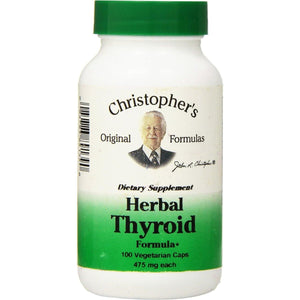 Dr Christopher'S Formula Herbal Thyroid, 100 Count - Suppviv