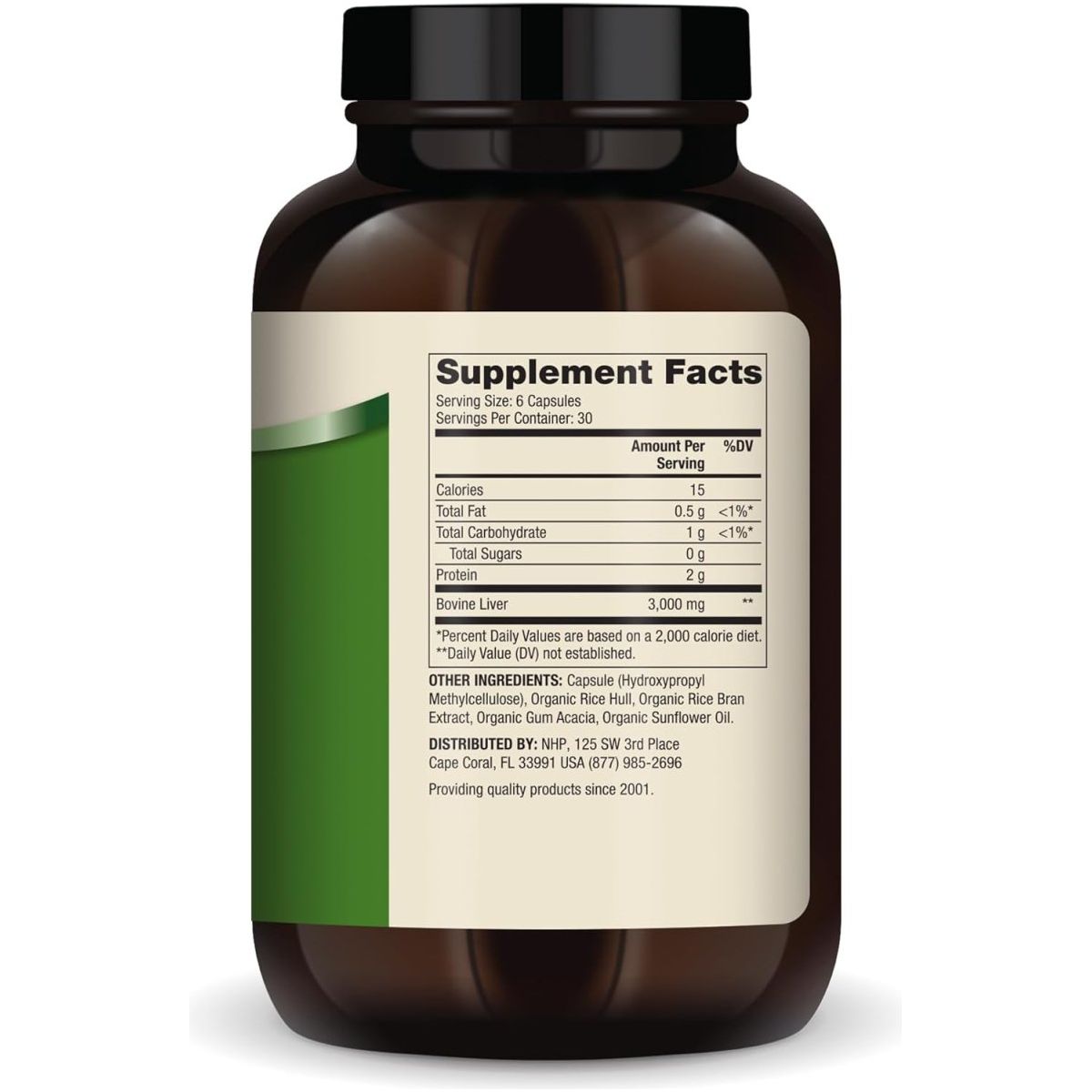 Dr. Mercola Grass Fed Beef Liver Dietary Supplement (180 Capsules), 3,000 Mg per Serving - Suppviv