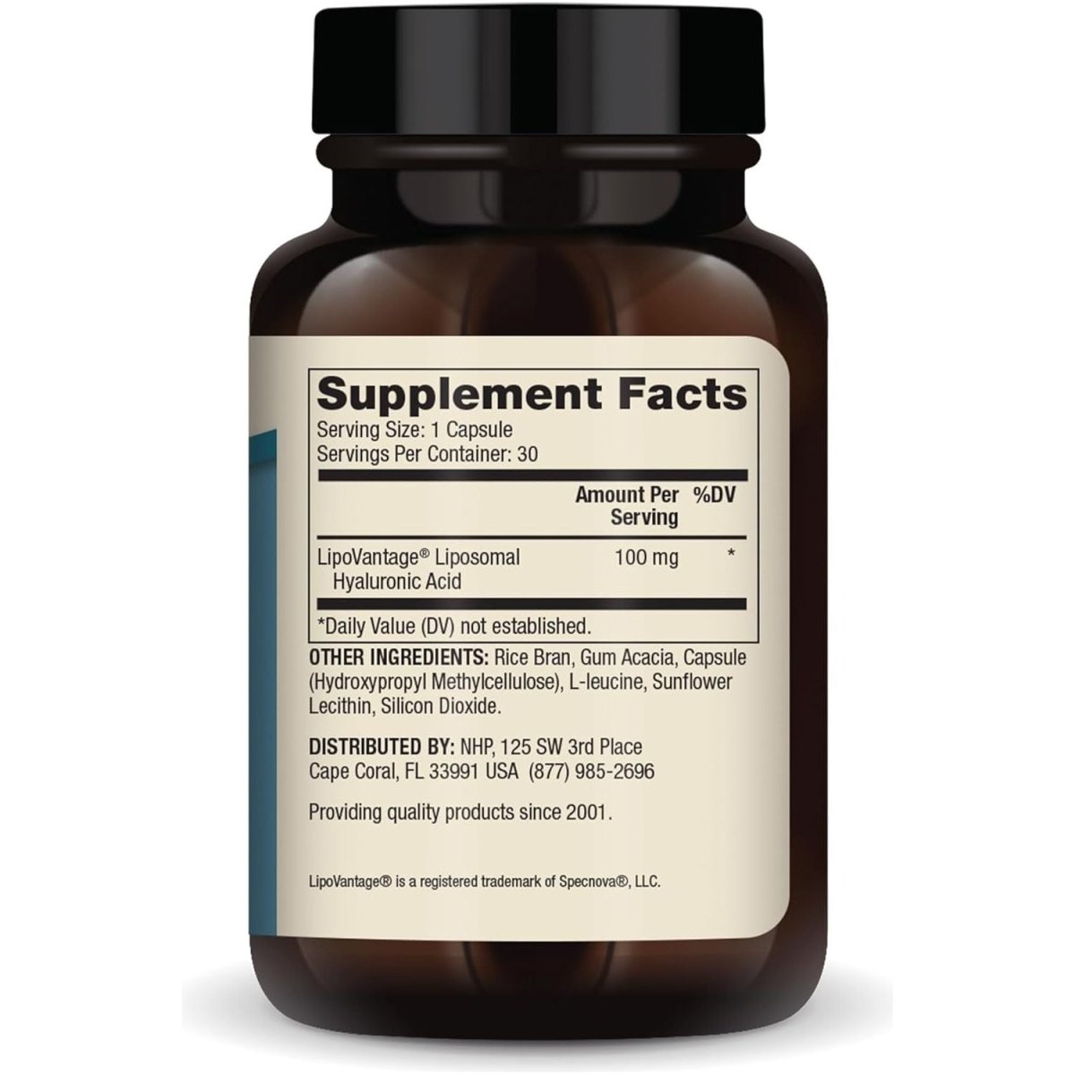 Dr. Mercola Liposomal Hyaluronic Acid, 30 Servings,100 Mg, Promotes Skin Appearance, Non - Gmo - Suppviv