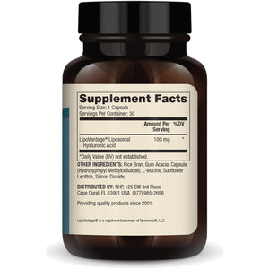 Dr. Mercola Liposomal Hyaluronic Acid, 30 Servings,100 Mg, Promotes Skin Appearance, Non - Gmo - Suppviv