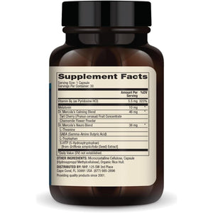 Dr. Mercola Sleep Support with Melatonin 10 Mg (30 Capsules) - Suppviv