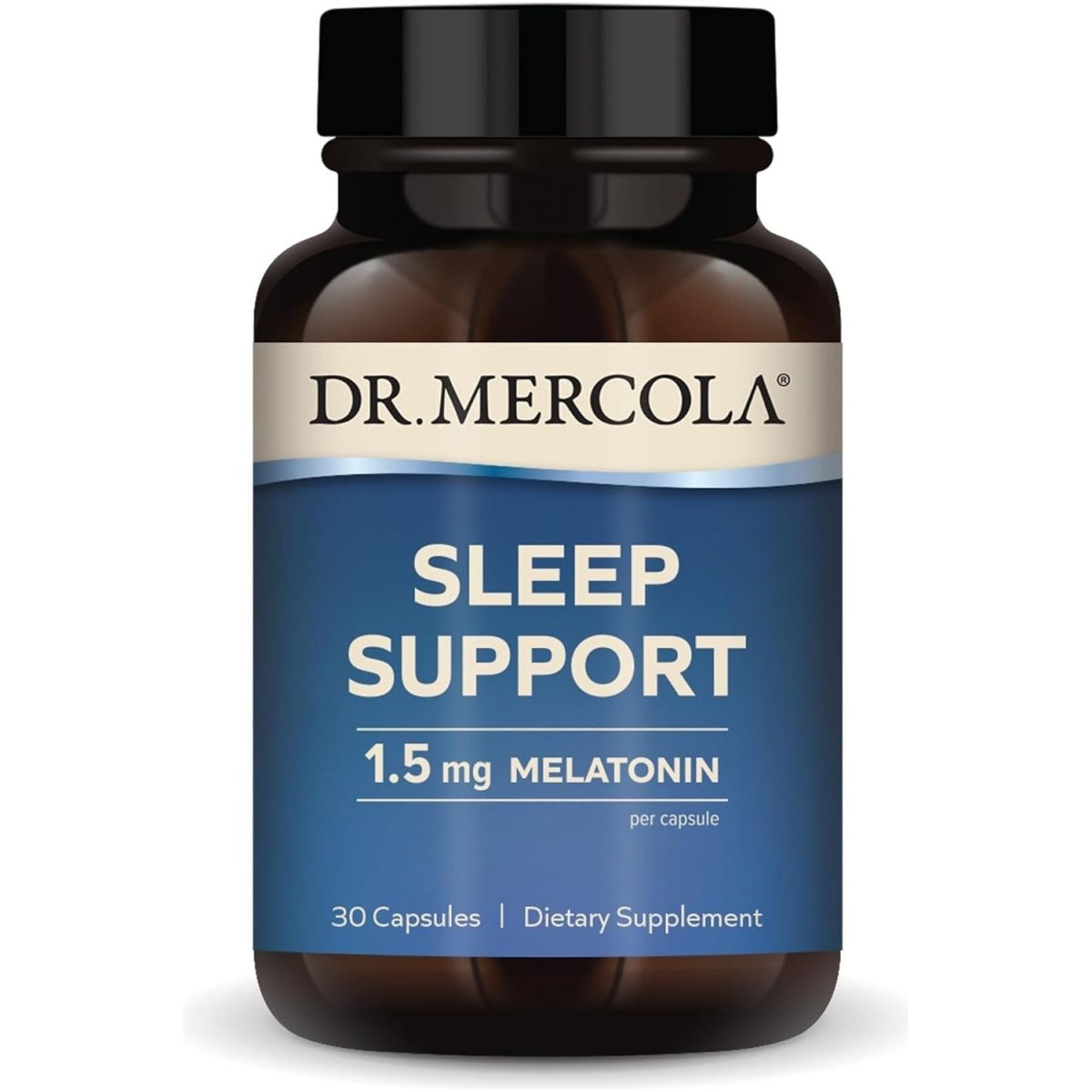 Dr. Mercola Sleep Support with Melatonin 1.5Mg (30 Capsules) - Suppviv