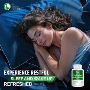 Dr Vitamin Nighttime Fat Burner Supplements - Appetite Suppressants for Weight Loss - 60 Capsules - Suppviv