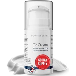 Dr. Westin Childs T2 Cream - T2 Thyroid Support for Women 60 Servings - Suppviv