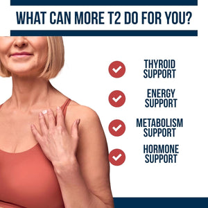 Dr. Westin Childs T2 Cream - T2 Thyroid Support for Women 60 Servings - Suppviv