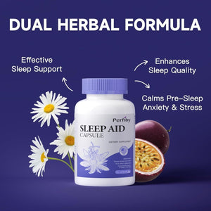 Dual - Action Sleep Aid - 6Mg Melatonin and Elderberry Complex, Magnesium Citrate 120 Capsules - Suppviv