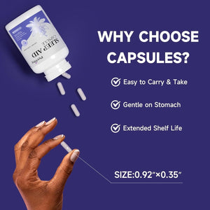 Dual - Action Sleep Aid - 6Mg Melatonin and Elderberry Complex, Magnesium Citrate 120 Capsules - Suppviv