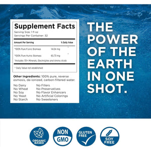 Micro-Boost Humic Mineral Blend | Plant-Based Multi Minerals Supplement & Electrolytes Liquid (Micro-Boost)