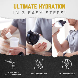 HRDWRK - Electrolytes Powder Keto Hydration Sugar Free with Magnesium, Potassium and Sodium - 100 Servings