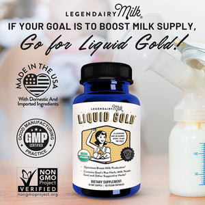 Legendairy Milk Liquid Gold Lactation Support | Breastfeeding Supplements, 60 Count