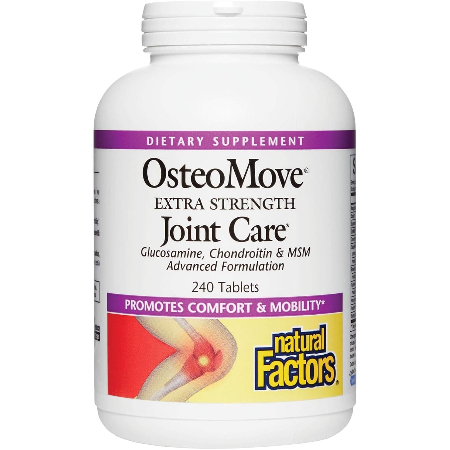 Natural Factors, Osteomove Joint Care, Extra Strength Support for Joint and Bone Health, 240 Tablets (120 Servings)