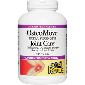 Natural Factors, Osteomove Joint Care, Extra Strength Support for Joint and Bone Health, 240 Tablets (120 Servings)