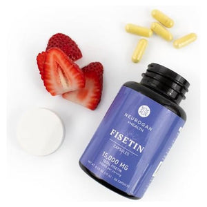 Neurogan Fisetin 500MG - 98% Pure | Healthy-Aging & Brain Health Capsules, Fisetin Supplements 30 Servings