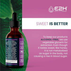 E2H Natural Sleep Support - Liquid Melatonin 2 Fl Oz - Suppviv