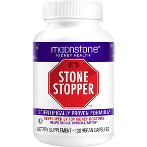Stone Stopper Capsules, Kidney Stone Prevention, Calcium Oxalate Protector, Alkali Citrate Support Supplement (120 Count)