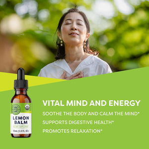 Vimergy USDA Organic Lemon Balm Extract, 115 Servings