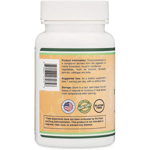 DIM Supplement for Women and Men Estrogen Blocking Supplement, Hormonal Acne Treatment 200Mg per Capsule, 60 Capsules