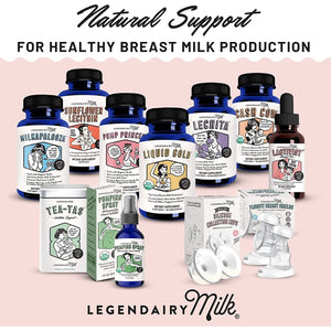 Legendairy Milk Liquid Gold Lactation Support | Breastfeeding Supplements, 60 Count