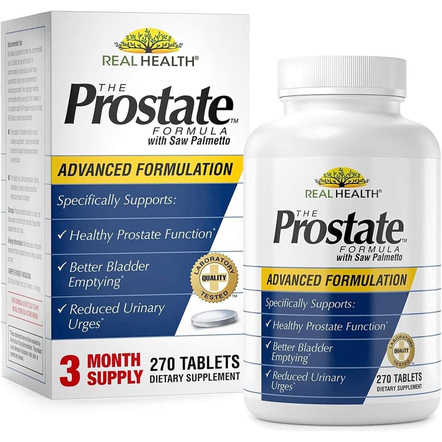 Real Health the Prostate Formula for Prostate Health and Relief - 270 Count