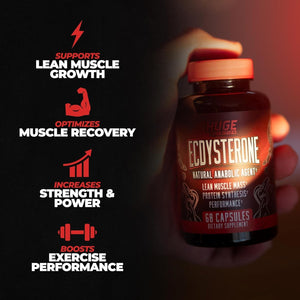 Ecdysterone Supplement, Natural Muscle Builder for Men, 1000Mg Beta Ecdysterone