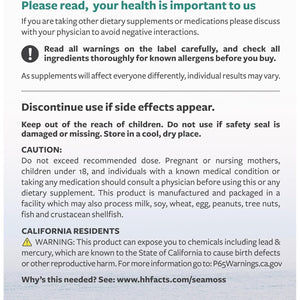 Irish Sea Moss Capsules Organic Irish Seamoss, Bladderwrack & Burdock - Raw Vegan Supplement - 60 Capsules