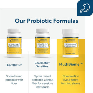 Researched Nutritionals Probiotics for Digestive Health - Multi-Biome (30 Capsules)