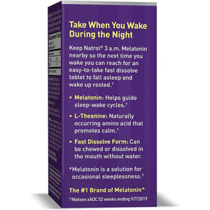 Natrol 3 A.M. Melatonin Sleep Aid 30 Fast Dissolve Tablets