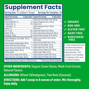 Nativepath Native Greens Superfood Powder - 30 Servings