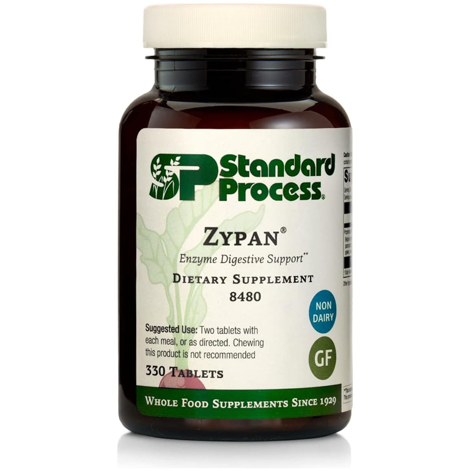 Standard Process Zypan - Digestive Health Support Supplement - Support Macronutrient Digestion - 330 Tablets