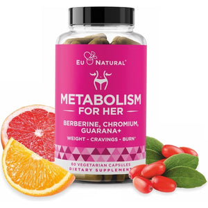 Metabolism for Her - Appetite & Metabolism Support for Women - Curb Cravings 60 Capsules