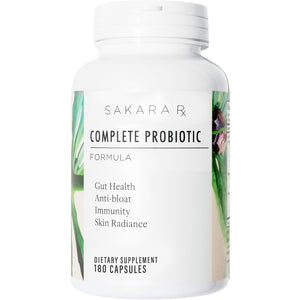 SAKARA Complete Probiotic for Women - Digestive Health, Gut Health Pre and Probiotics for Women 180 Capsules