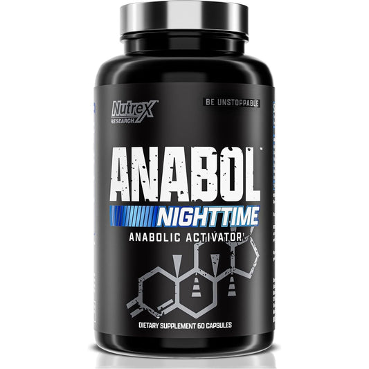 Anabol PM Nighttime Muscle Builder & Sleep Aid | Post Workout Muscle Recovery & Strength – 60 Pills