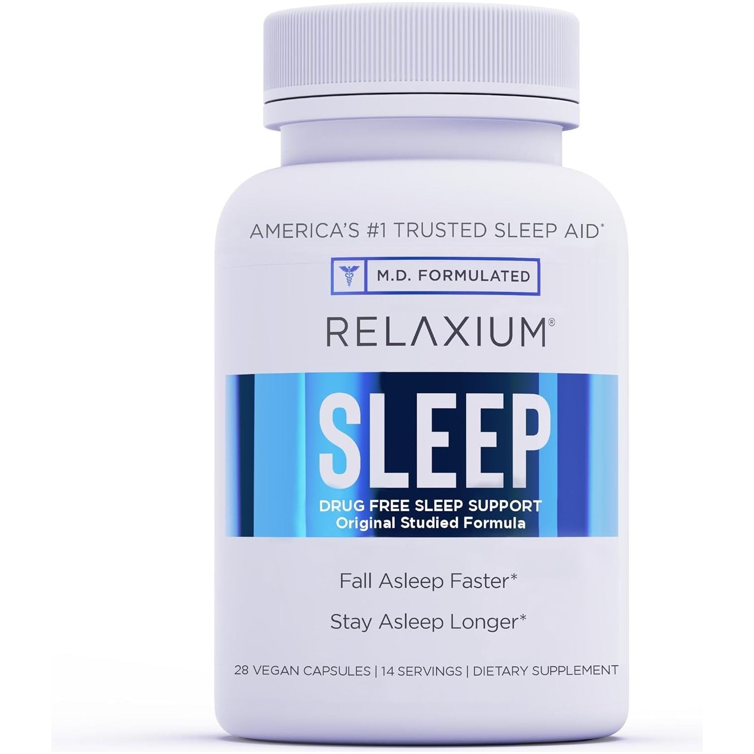 Relaxium Sleep Aid for Better Sleep 14-Day Supply (28 Vegan Capsules)