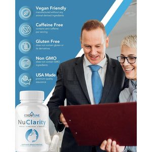 Nuclarity - Premium Nootropic Brain Supplement - Focus, Energy, Memory Booster